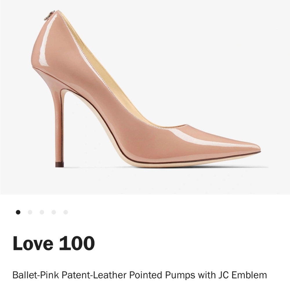 | Jimmy Choo | Love 85 Ballet Pink Pumps